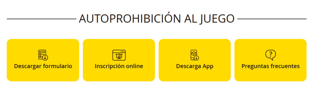Autoprohibición al juego